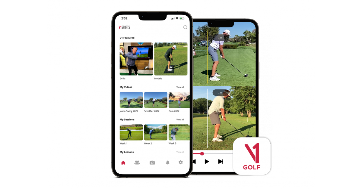 V1 Sports’ New GOLF & BASEBALL Apps Improve Leading Video Analysis, Online Lessons & Instruction Content Offerings